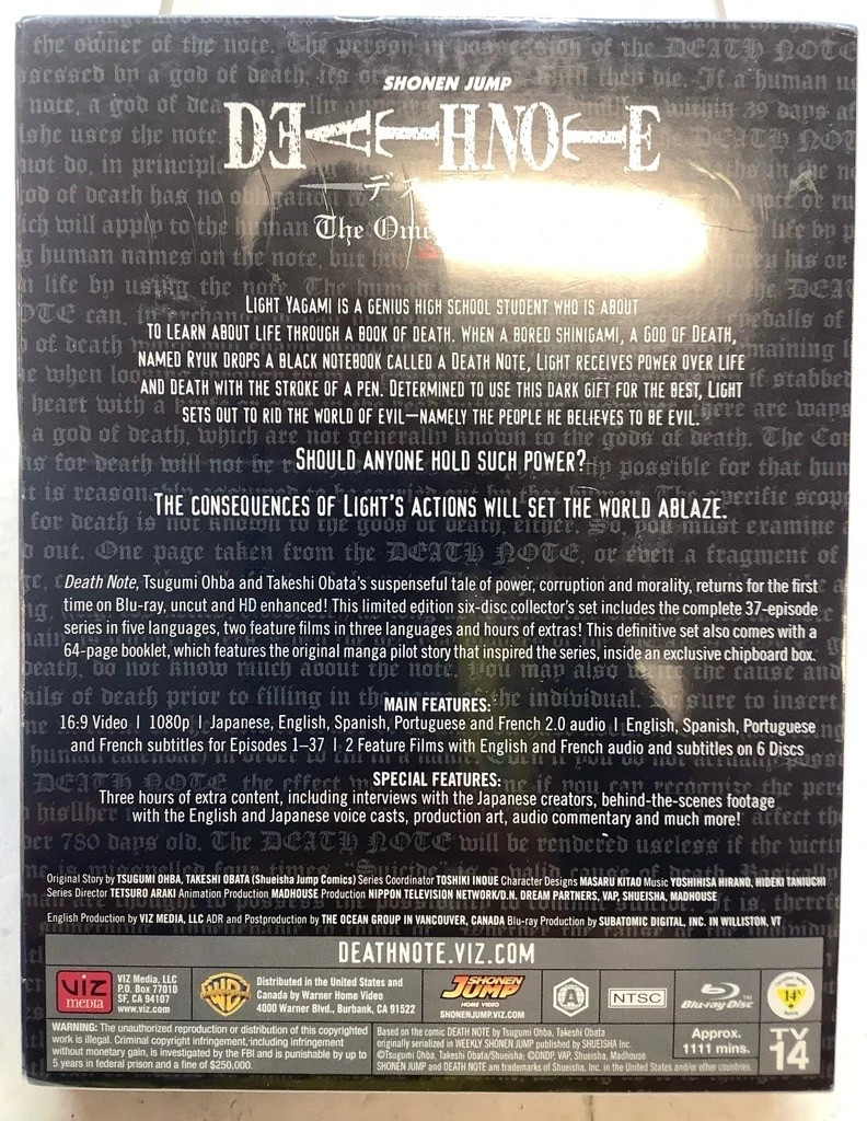 Death Note: Omega Edition (Blu-ray) for sale online | eBay
