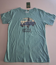 Kiwi Planet Men's T-Shirt Size S New With Tags Green Camper Van Graphic Tee