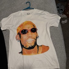 Vlone x Dennis Rodman Airbrush T-Shirt White Size M