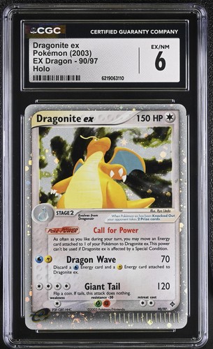 Dragonite ex graded CGC 6 for sale on eBay