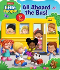Fisher-price Little People All Aboard The Bus Lift-the-flap