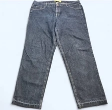 Just My Size ( JMS ) Classic Stretch Jean Size Womens 22W. Dark denim. Fast Ship