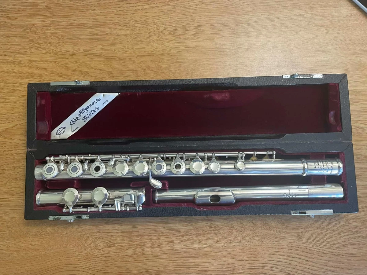 Miyazawa Silver Machine Head Concert Flute Flutes for sale | eBay