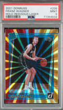 2021 DONRUSS #235 FRANZ WAGNER HOLO RED/GOLD LASER PSA MINT 9
