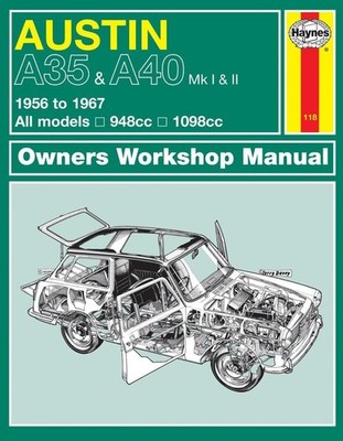 Austin A35 & A40 (1956 - 1967) Haynes Repair Manual by Haynes Publishing (Englis