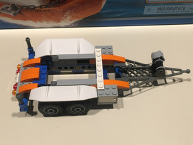 2008 Lego City 7726 Coast Guard Truck with Speed Boat Complete