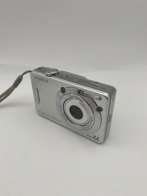 Sony Cybershot DSC-W55 7.2MP Digitalkamera Silber - Displayfehler