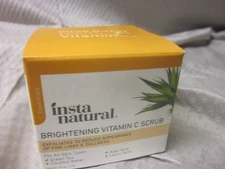 InstaNatural Brightening Vitamin C Scrub 2 fl oz - New Sealed