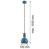 Schwarz Marineblau Messing Moderne Skandinavisch HäNgelampe Pendelleuchte IP20