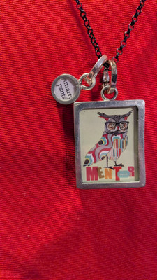 Pick Up Sticks Jewelry 2 Sided Charm Mentor Encourage Smarty Pants Necklace 22''