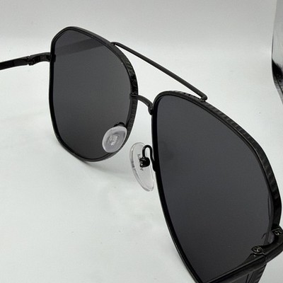 PRADA PR 63XS 1AB08G Black Polarized Grey 58 mm Men's Sunglasses