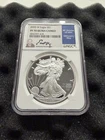 2020 W - Proof Silver American Eagle - NGC PF 70 Ultra Cameo Signed by Moy