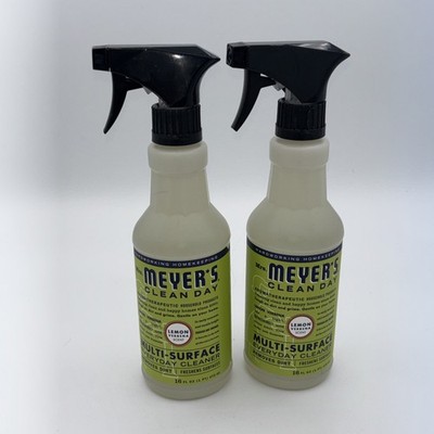 2 Mrs. Meyer's Clean Day Multi-Surface 16 fl oz Spray Bottle LEMON VERBENA