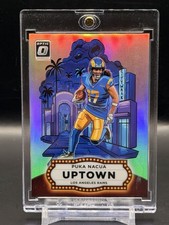 2025 Donruss Optic | Puka Nacua UPTOWN Prizm | #8 Rams SSP Clean Case Hit | US