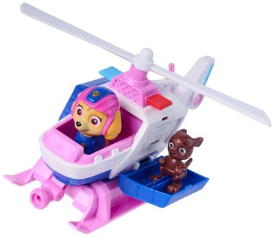 PAW PATROL - Search & Rescue: Skyes Rettungs-Helikopter, Fahrzeug mit Rückziehmo