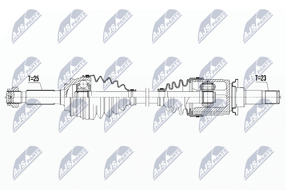 Original NTY Drive Shaft NPW-CH-048 For Jeep - Image 5