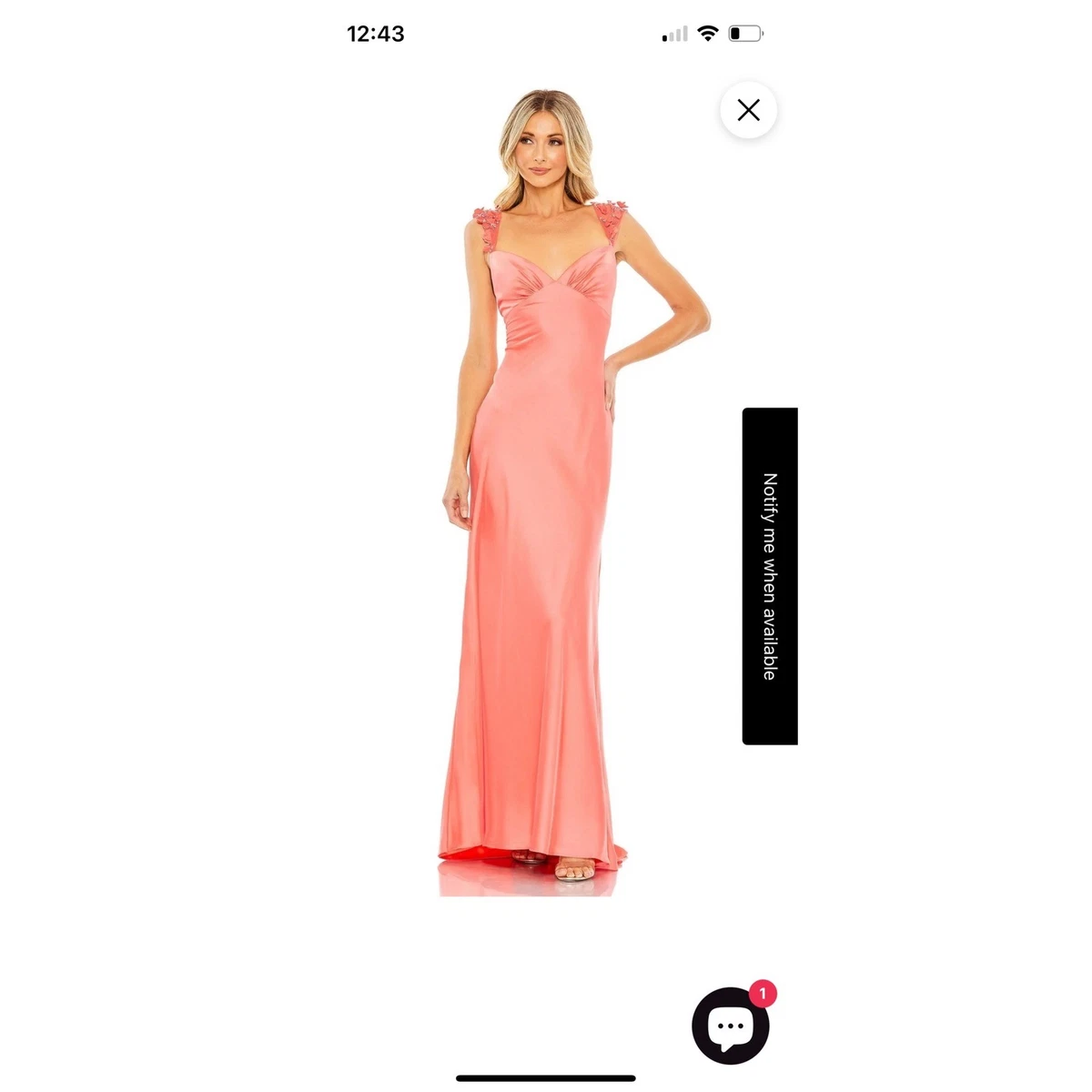 Mac Duggal Orange Bridesmaid Dresses for sale | eBay