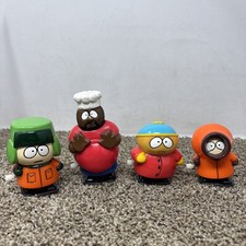 Vintage Comedy Central South Park Pack Wind Ups Toy 1998 Chef Cartman Kenny