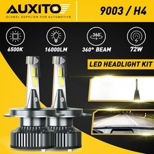 AUXITO H4 9003 LED Headlight Bulb Conversion Kit High Lo Beam White Super Bright