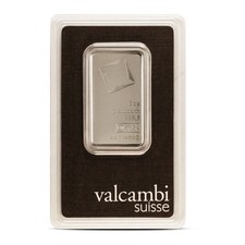 1 oz Valcambi Platinum Bar (New w/ Assay) 2260.14 per troy oz