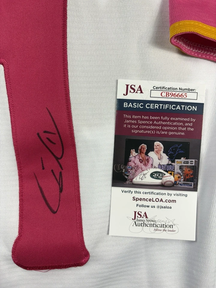 Yu Darvish Signed Padres Jersey City Connect JSA COA Autographed San Diego - Image 3 of 4