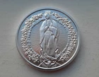 OUR LADY OF GUADALUPE (Virgin Mary) 1oz silver in capsule - Intaglio