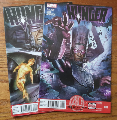 Hunger #'s 1 & 2 Age of Ultron Aftermath Marvel Comics 2013 NM