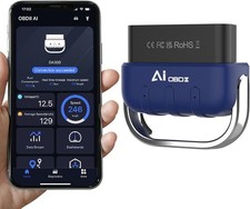 Bluetooth OBD2 Scanner Diagnostic Tool with AI Repair Guides Wireless w/Free APP