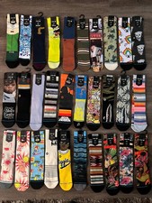 Mens Stance Socks L 9-12 Vote Mickey Maliboo Reykir Biggie Ron Harry potter Icon