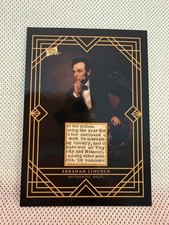 2026 Pieces of the Past Wartime Abraham Lincoln Authentic Relic #13