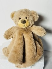 Kellytoy Brown Teddy Bear Lovey Security Blanket w/ Rattle 14