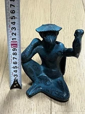 Yokai Kappa Metal Statue 5.3 inch tall Japanese Metalwork Figurine