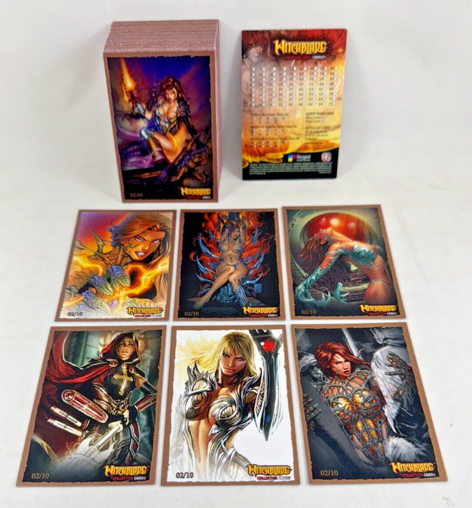 WITCHBLADE (Breygent 2014) Complete BRONZE BORDER PARALLEL CARD SET EACH #02/10