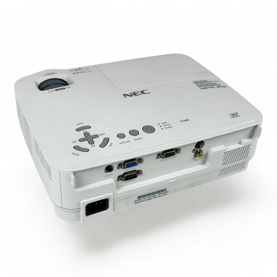 NEC NP-V260 SVGA 2600 ANSI Lumens Projector - Image 2 of 4