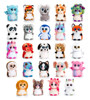 Keel Toys Keeleco Peluche Riciclato 25 Cm - Morbido Giocattolo Ecologico Con Occhi Ricamati, Zero Plastica Vergine