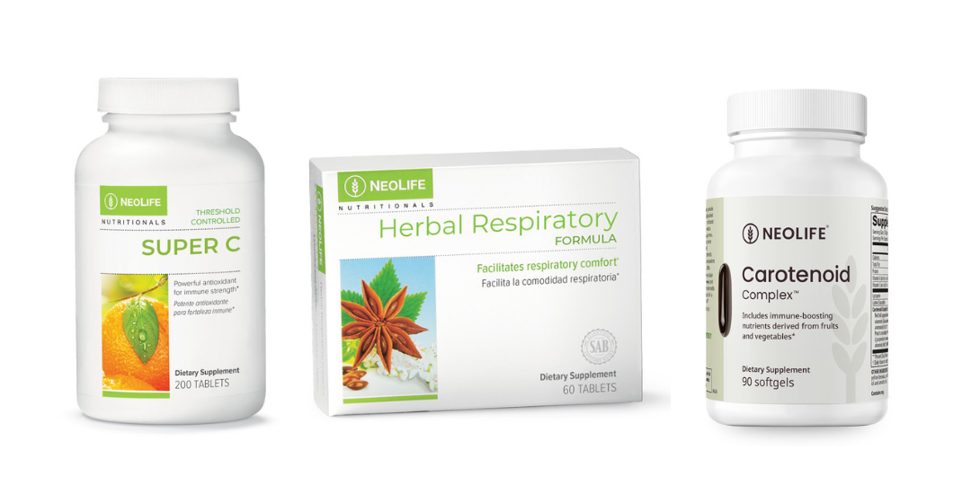 Neolife Immune Respiratory Asthma Booster | Super C + Carotenoid +