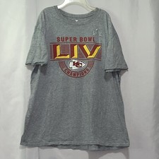 Chiefs Super Bowl t shirt mens size xl gray guc e1550
