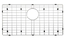 Sink Bottom Grid Protector 27-9/16"x14-9/16" Serene Valley NLW2815R Rear Drain