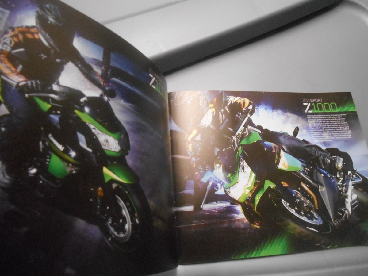 NOS Kawasaki Features and Specification Chart Brochure 2011 Sport