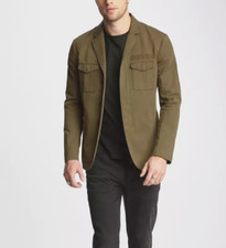 Giacca cargo esercito John Varvatos Collection prezzo al dettaglio consigliato $998 taglia 52 # 22A 281 NUOVO
