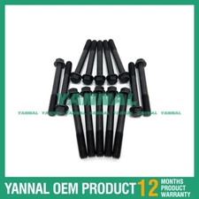 14X New D662 Cylinder Head Bolt Set For Kubota Excavator diesel engine parts