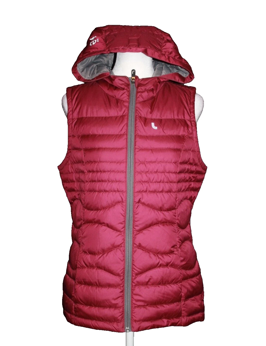 lole down filled hooded rain resistant jacket