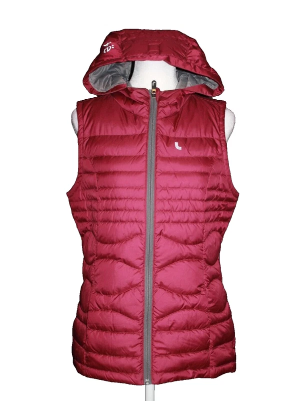 lole down filled hooded rain resistant jacket