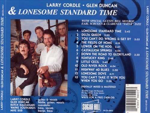 LARRY CORDLE - LONESOME STANDARD TIME NEUE CD - Bild 1 von 1