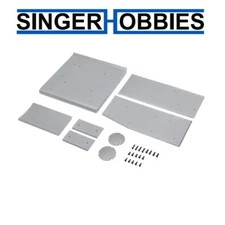 LOSI LOS-1893 Wing Panel Set, GRAY: 22S Sprint HH