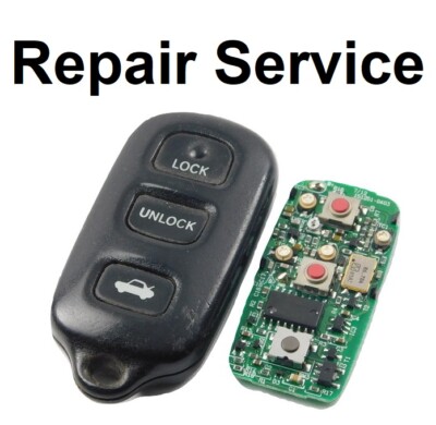 Reparatur Service für Toyota Lexus LS400 3 Tasten Fernbedienung Schlüsselanhänger Repair Fix