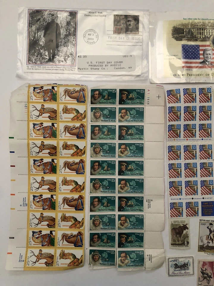 320+ Stamp Collection Vintage/Modern Presidents Foreign Animals Polska Australia - Image 3 of 4