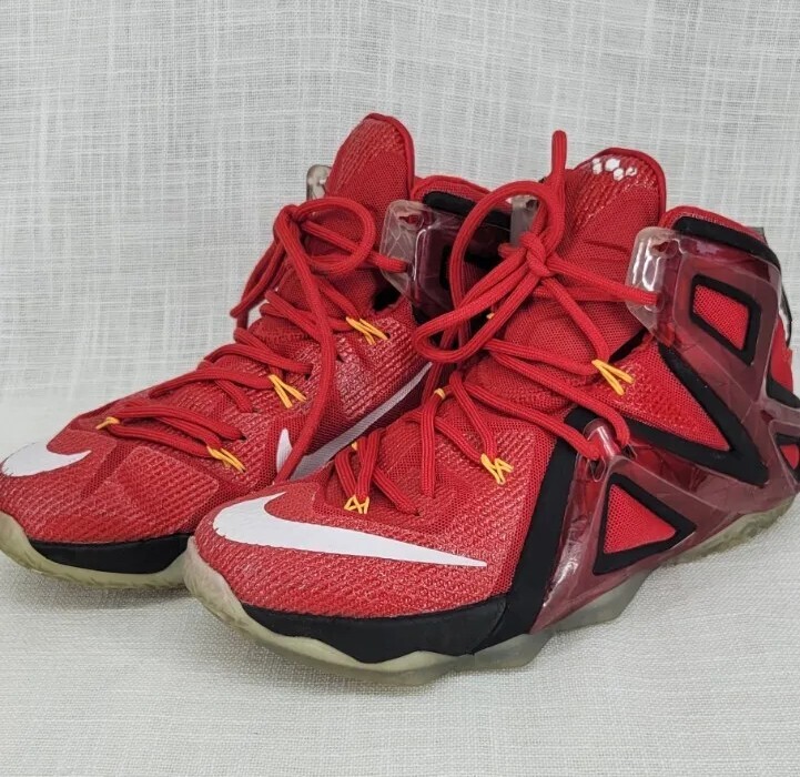Nike Lebron 12 XII Elite Team Men’s Size University Red Black 724559-618
