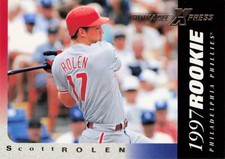 Scott Rolen Rookie Pinnacle Xpress 1997 Baseball Card #134