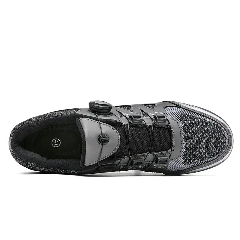 Zapatos de ciclismo antideslizantes para hombre Bicicleta de montaña Carretera Velocidad Zapatos planos SPD-SL Pedal Foto 4 de 4